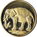 ゾウの金色メダル