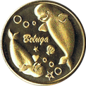 ベルーガの金色メダル