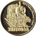 機関車トーマスの金色メダル