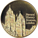 大英自然史博物館の金色メダル