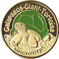 ガラパゴスゾウガメの金色メダル