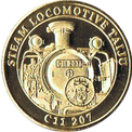 国鉄C11形蒸気機関車の金色メダル