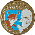 カワウソ・スナメリの金色メダル