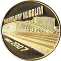 鉄道博物館の金色メダル