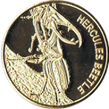 ヘラクレスオオカブトの金色メダル